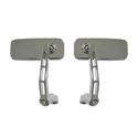 Picture of Mirror Bar End Chrome Rectangle 120mm x 50mm (Pair)
