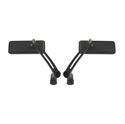 Picture of Mirror Bar End Black Rectangle 130mm x 50mm (Pair)