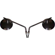 Picture of Mirrors 10mm Chrome Round Left and Right Clamp-on (Pair)
