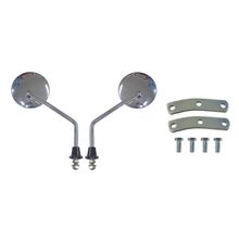 Picture of Mirrors 10mm Chrome Round Left & Right Vespa PX & Universal (Pair)