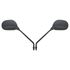 Picture of Mirrors 10mm Black Rectangle Left & Right 165mm Long Stem E-Marked (Pair)