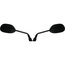 Picture of Mirrors 10mm Black Rectangle Left and Right Honda ANF125 (Pair)