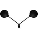 Picture of Mirrors 8mm Black Round Left & Right Honda SH50 City Express (Pair)