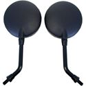 Picture of Mirrors 10mm Black Round Left & Right Kawasaki Z Style Short (Pair)