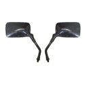 Picture of Mirrors 10mm Black Rectangle Left & Right Yamaha Thread (Pair)