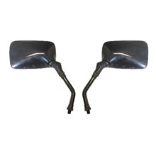 Picture of Mirrors 10mm Black Rectangle Left & Right Yamaha Thread (Pair)