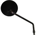 Picture of Mirror 10mm Black Round Right Hand Chr Stem Yamaha RD125LC