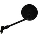 Picture of Mirror 10mm Black Round Left Hand Black Stem Yamaha RD350LC