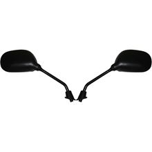 Picture of Mirrors 8mm Black Rectangle Left & Right Scooter Yamaha (Pair)