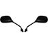 Picture of Mirrors 8mm Black Rectangle Left & Right Scooter Yamaha (Pair)