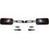 Picture of Mirrors 10mm Chrome Rectangle Left & Right Yamaha Thread (Pair)
