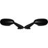 Picture of Mirrors Fairing Black Left & Right R1 & R6 28mm Ctrs, 100mm (Pair)