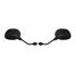 Picture of Mirrors 8mm Black Rounded Left & Right Yamaha Thread Scooter (Pair)