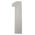 Picture of Competition Numbers White 7" '1' Matt (Per 10)