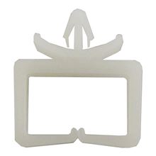 Picture of Square Wire or Cable Clip that fits into a 5mm hole (Per 10)