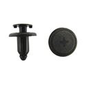 Picture of Fairing Clip Push Rivet Type 6mm hole with Head 14mm, Black (Per 10)