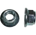 Picture of Nuts Flange Metal Locking 5mm Thread, 8mm Spanner (pitch 0.80mm) (Per 20)