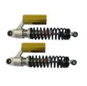 Picture of Shocks 335mm Pin+Pin Chrome body black spring & piggy back (Pair)