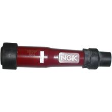 Picture of Spark Plug Cap SB05F NGK with Red Body Fits Threaded Termina