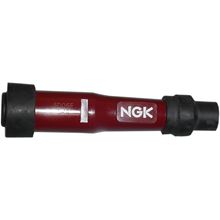 Picture of Spark Plug Cap SD05F NGK with Red Body Fits Threaded Termin
