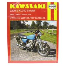 Picture of Haynes Workshop Manual Kawasaki Z200 & KL250 Singles