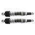 Picture of Shocks 365mm Pin+Pin Black Ca p Chrome Spring (Type 2) (Pair)