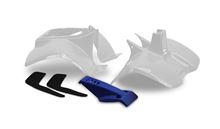 Picture of Plastics Set For Suzuki LT50 White Front, Rear Fender Bodywork Panels Mudflaps