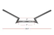 Picture of Handlebars 1' Chrome Z-Bar without Dimples