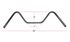 Picture of Handlebars 7/8' Chrome Pull Back 7' Rise
