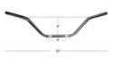 Picture of Handlebars Chrome 4.50' Rise OE style fitted to Suz GT750 56111-31000