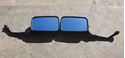 Picture of Mirrors 10mm Black Rectangle Left & Right Honda Style (Pair)