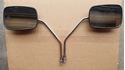 Picture of Mirrors 8mm Black Rectangle Left and Right Honda Cub's (Pair)