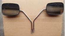 Picture of Mirrors 8mm Black Rectangle Left and Right Honda Cub's (Pair)