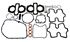 Picture of Full Gasket Set Kit Honda VF1000FE, RE 84 & FF, FG, RF, RG (Rocker Dif) 85-
