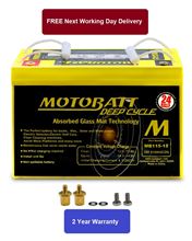 Picture of Motobatt Battery MB105-12 Fully Sealed CCA (-18'c) =amp