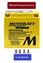 Picture of Motobatt Battery MBT14B4 Fully Sealed CT14B-4, CT14B-BS (6)