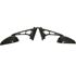 Picture of Mirrors Fairing Black Left & Right 30-57mm Adjustable Mount (Pair)