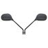 Picture of Mirrors 10mm Black Rectangle Left & Right 165mm Long Stem E-Marked (Pair)