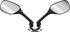 Picture of Mirrors Fairing Black Rectangle + indicators GSXR1000 05-08 (Pair)