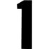 Picture of Competition Numbers Black 6" '0' Gloss (Per 10)