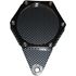 Picture of Tax Disc Holder Hexagon Carbon Look 6 Studs Black Rim