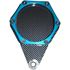 Picture of Tax Disc Holder Hexagon Carbon Look 6 Studs Blue Rim