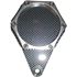 Picture of Tax Disc Holder Hexagon Carbon Look 6 Studs Silver Rim