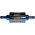 Picture of Fuel Filter 6mm Anodised Aluminium Blue Glass Centre