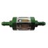 Picture of Fuel Filter 7mm Anodised Aluminium Green Glass Centre