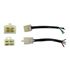 Picture of Plastic Connector 4 Pole Spade Male & Female Block with wire