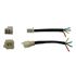 Picture of Electrical Plastic Connector 4 Pole Spade Male & Female Block with wir