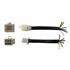 Picture of Plastic Connector 6 Pole Spade Male & Female Block with wire