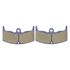 Picture of Kyoto VD129, FA80/2, FDB310, SBS571, SBS552 Disc Pads (Pair)