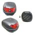 Picture of Top Box Plastic Black Medium 28 Ltr Metal Detatchable Rack